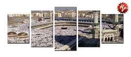 MUSLIM WALL PAINTING CLOCK 5 PCS SET PCS/SET (QTY/CTN 6SET)