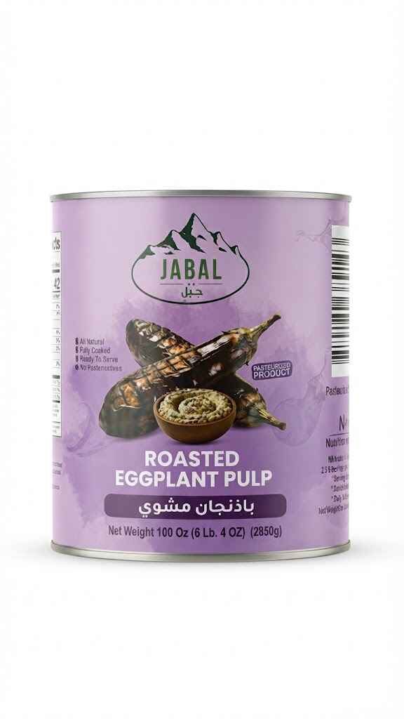JABAL FIRE ROASTED EGGPLANT 2800 G X 6 CT