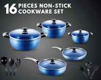 16 PIECE NON-STICK COOKWARE SET 58 CS