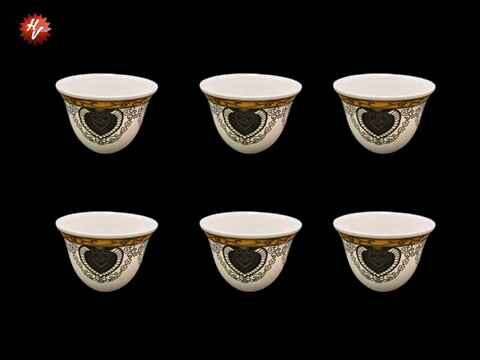COFFEE CUP 12PC SET 90CC (QTY/CTN 18 SET)