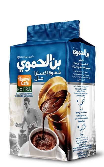 HAMWI CAFE COFFEE BLUE EXTRA CARDAMON 454 G X 12 CT