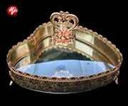GOLD CANDY BOWL 28*28.5*11CM 