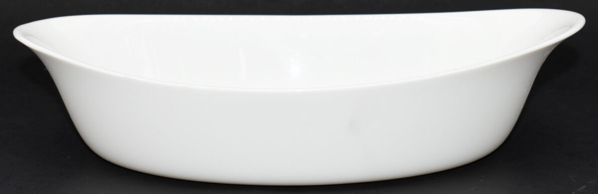 BAKE DISH WHITE 9.8X5.9X1.9 SMART CUISINE