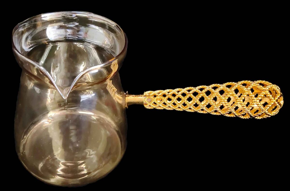 COFFEE WARMER 7*10.50CM  GOLD W/ COLOR BOX  (QTY/CTN 48.00  PCS)