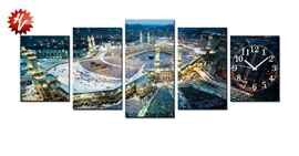 MUSLIM WALL PAINTING CLOCK 5 PCS SET PCS/SET 