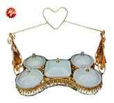 GOLD CANDY BOWL 41*25*35CM (QTY/CTN  10SET)