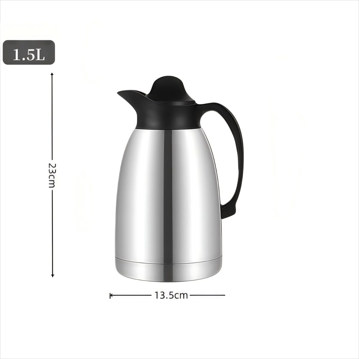 SILVER S/S THERMOS 1.5L (QTY/CTN  24PC(S))