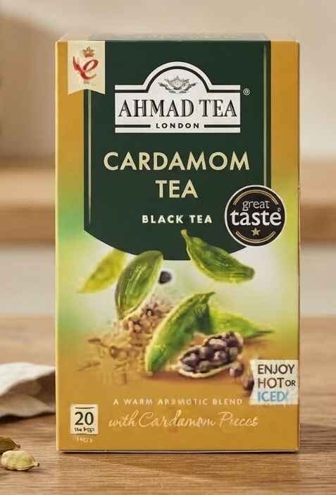 AHMAD TEA CARDAMOM TEA BAGS 2 G X 24 CT X 100 PCS