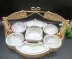 GOLD CANDY BOWL 43*36*34CM  (QTY/CTN 6  Set)