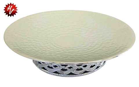 SILVER TRAY 35*35*2CM IRON