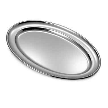 TRAY OVAL 12"/30CM S.S. 72PC/CS